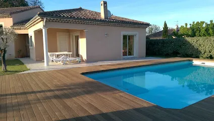Image de EXTERIEUR SUD terrasse et plage bois